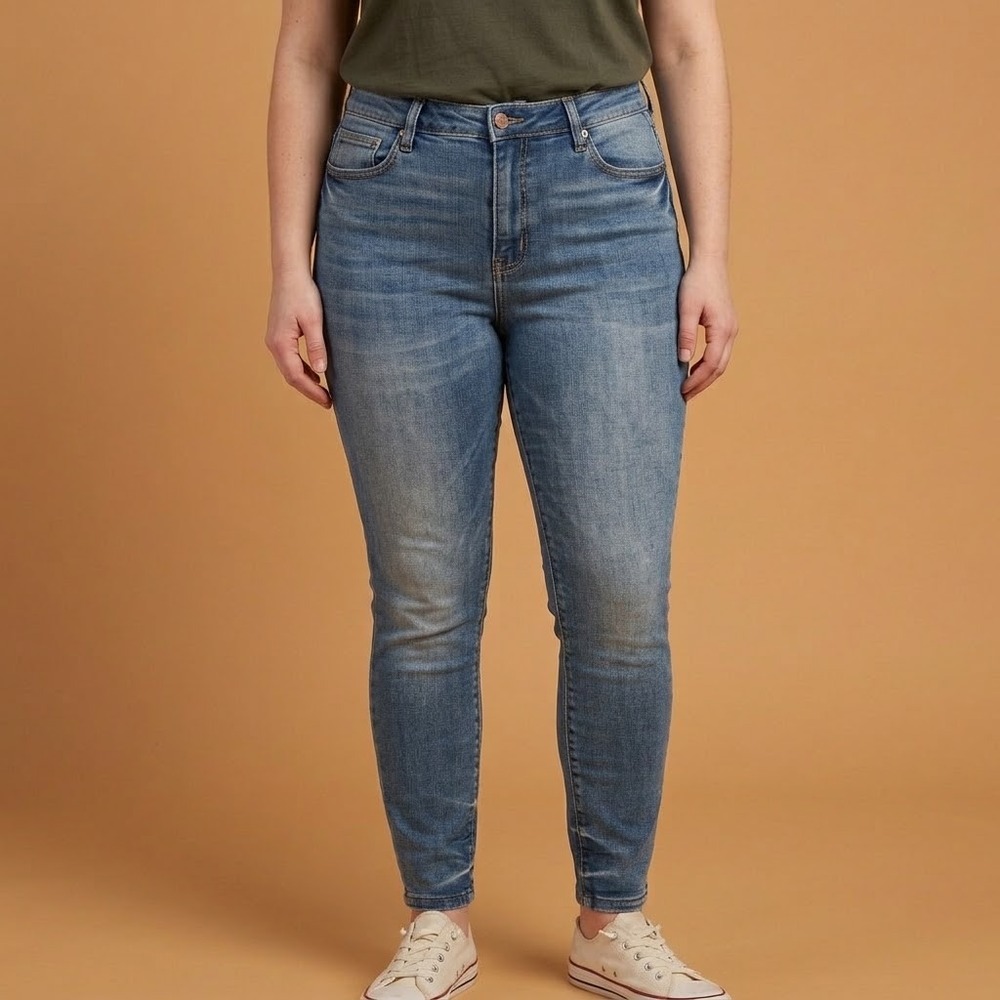 Judy Blue Skinny Fit Womens Jeans Size 15/32 Blue Stretch Denim